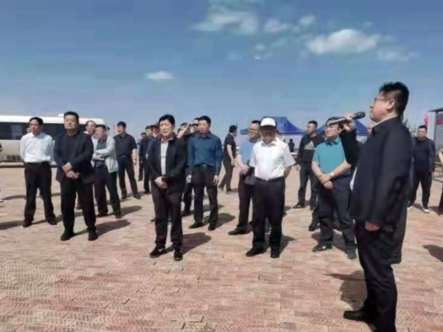 旗綠色礦山建設(shè)及礦區(qū)環(huán)境綜合整治現(xiàn)場觀摩會觀摩團(tuán)到物華煤礦現(xiàn)場觀摩